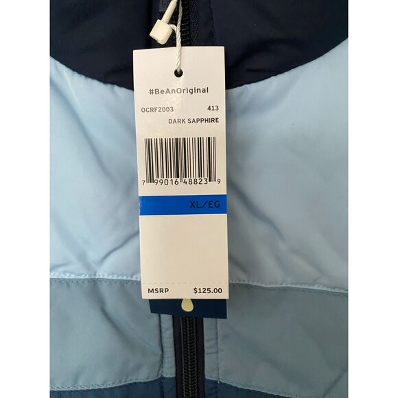 NWT Original Penguin Color Block Lightweight Puffer Vest Blue Pockets Sz XL - Picture 11 of 13